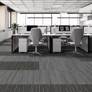 50×50 Modular Carpet Tiles Custom Commercial Office Flooring PP Carpet Tiles for Meeting Room