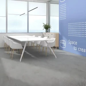 50x50cm Carpet Blocks PVC Backing Moisture Proof Modular Flooring for Commercial Bank and Hotel Reception Area