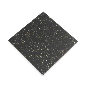 50x50cm Shock Absorbing Anti Slip Waterproof Durable Eco Friendly Rubber Exercise Mat for Gym Weightlifting Noise Rubber Floor
