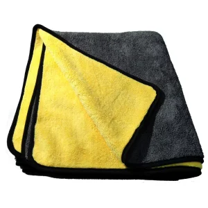 55*100CM Microfiber Towel Car Soft Lint Free Coral Fleece Plush 600 Gsm Microfiber Car Cleaning Towel