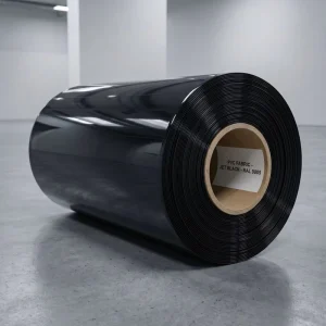 550gsm Flame Retardant PVC Vinyl Tarpaulin Fabric Roll With Custom Size For Scaffolding Safety Covers