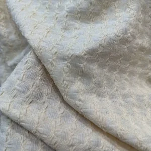 5510#17 Color Abstract Geometric Knitted Brocade Fabric Laminated Pattern Draping Glossy Light Luxury Accessories 100% Polyester