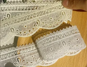 5CM Polyester Water-soluble Embroidery Lace Clothing Decoration Accessories