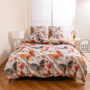 5D Digital Printing Economic Duvet Cover Set