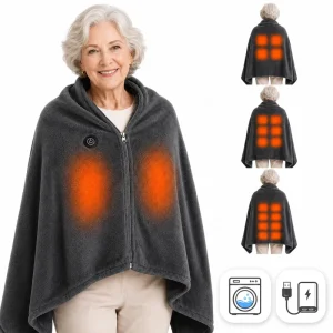 5V USB Powered Electric Heated Blanket Machine Washable Portable Heated Blanket with 6 8 and 10 Heating Zones Optional OEM ODM