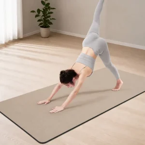 5mm Advanced Shock Spacious Freedom High Resilient Studio Grade Coconut Shell PU Rubber Yoga Mat