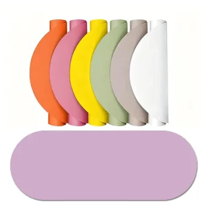 5mm Oval Yoga Mat Coconut Coir PU Surface Anti slip Wear resistant Shock absorbing Eco Friendly Waterproof Exercise Mat