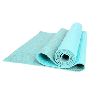 5mm PVC Jute Yoga Mat High Density Anti Tear Exercise Pad Eco Friendly Custom Logo Printing Gym Fitness Training