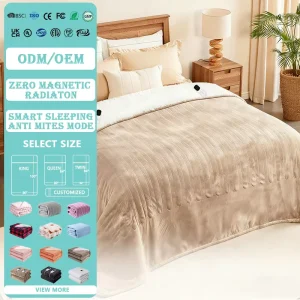 6 Heat Levels Soft Flannel Single Double King Size Bed Electric Blanket for Winter Thermal Heating Blanket