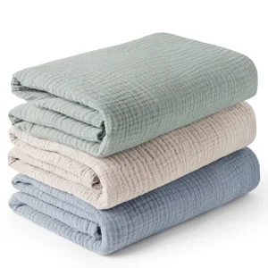 6 Layers Cotton Muslin Blankets Large Lightweight Cotton Throw Blanket