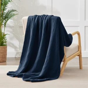 6 Layers Cotton Muslin Blankets Large Size Lightweight Cotton Throw Blanket for Adult