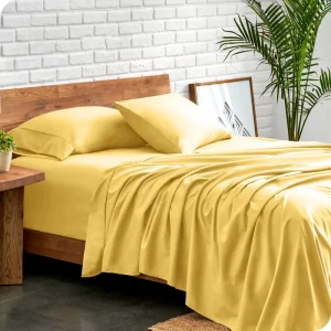6 Piece Deluxe Bedding Microfiber King Cottons Bed Sheet Sets with 4 Pillowcases