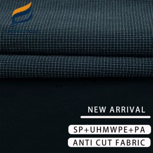 6.6 Oz UHMWPE Stretched Nylon Ripstop Fabric Strong Anti Cut Spandex Fabric for Outdoor Jacket