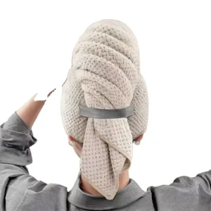 60*100CM Quick Drying Microfiber Waffle Hair Turban Wrap Towels Super Strong Water Absorption Microfiber Hair Towel