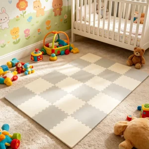 60*60*2cm XPE Interlocking Foam Floor Mat Thick Waterproof Puzzle Floor Tiles OEM Manufacturer