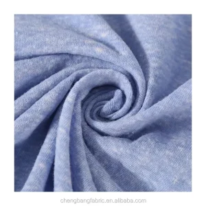 60% Cotton 40% Polyester Plain Yarn Dyed Weft Jersey Knit Fabric Soft Breathable for Cardigans Home Textiles