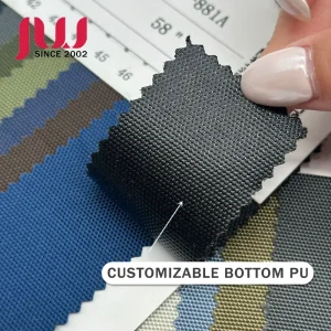 600D Eco-Friendly 100% Polyester PU Coated Waterproof Windproof High Tenacity Oxford Fabric For Outdoor Girls’ Lining