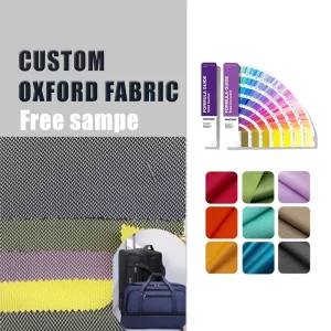 600D Two Color Abrasion-Resistant Polyester Waterproof Jacquard Oxford Fabric for Handbags Backpacks Luggage Tents