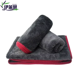 600gsm 1200gsm Microfiber Car Care Cloths Quick Dry Auto Detailing Towels for Wash & Cleaning 40X40cm Twisted Loop Drying Towels