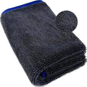 600gsm 60x90cm Large Size Double Sided Thickening Soft and Delicate Wiping Without Shedding Hair Microfiber Car Towel