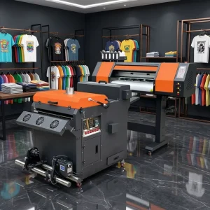 60cm A1 24″ DTF Printer Machine with Shaker and Dryer 1 Year Warranty for T-shirt Factory