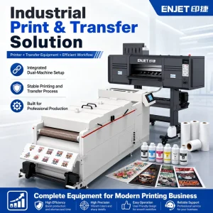 60cm DTF Printer With I3200-A1 Head Shaker Oven and Built in Purifier