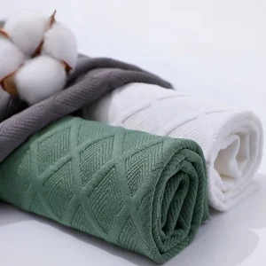 60%co 40%pes Polyester Knit 5×5 Ribbing Cotton Organic Diamond Fabrics Stretch Poly Knit Ottoman Fabric
