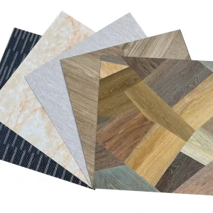 60×60 Carpet Tiles Self Adhesive Lvp Plastic Plank Pvc Vinyl Flooring