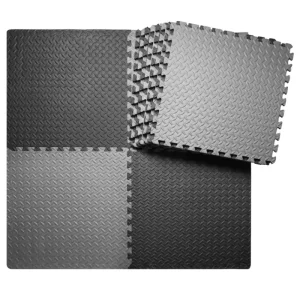 60×60 cm Puzzle Fitness Foam Mat Interlocking Gym Flooring Tiles for Exercise Gym Flooring
