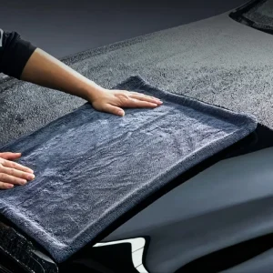60×90 Chamois Microfiber Twisted Double Sided Car Wash Towels Super Absorbent Auto Detailing Cleaning Cloth