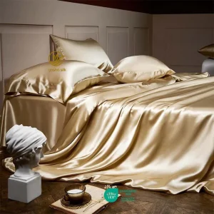 6A Grade King Queen Size Silk Sheets Duvet Cover Silk Pillow Case 100% Pure Mulberry Silk Bedding Sets