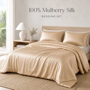 6A Grade Oeko TEX Factory Custom Made King Size Queen Size Duvet Cover Silk Bed Flat Sheet