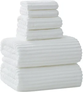 6Pcs Oversized Bath Sheet Soft Highly Absorbent Microfiber Quick Dry Luxury Shower Towel for Hotel Spa Gym Home Yoga Bathroom