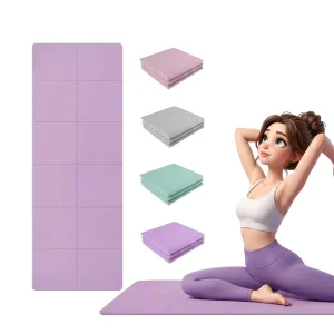 6mm Waterproof Soft Eco Friendly Anti Slip Indoor ExercisePortable Lightweight Travel Custom Logo Folding TPE Yoga Mat