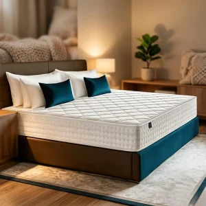 7 Zone Microfiber Mattress Mesh Side Ventilation Bed Mattress Skirted Wrap Design for Hotel Homestay