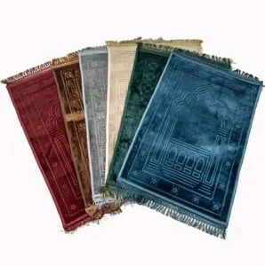 70*110cm Embroidered Raschel Thickened Prayer Rug Export Cross border Islamic Prayer Mat