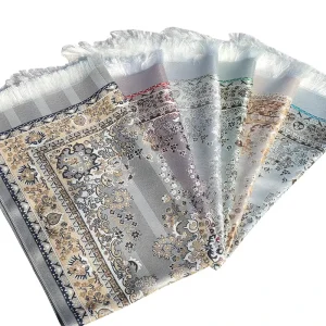 70*120 cm Muslim Prayer Rug Nikkah Ramadan Eid Worship Carpet Mat Women Man Islamic Prayer Mat