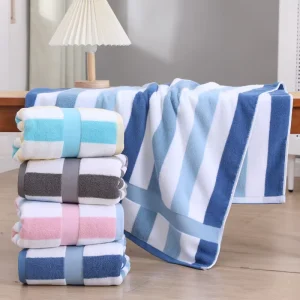 70*140 cm 380 gram piece stripe Stock Cotton Beach Towel Custom Beach Towel Beach Towel