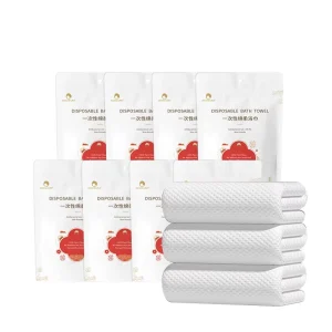 70*140cm Large Thick One Time Use Disposable Bath Towel Travel Hotel Spa Single Packing Disposable Bath Towels