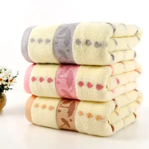 70*140cm Raschel Blanket Woven Cotton Bamboo Fiber Bath Towel Animal Pattern Adult Absorbent Heated Four Seasons Beach Towel