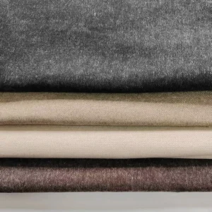 700g/m30wool 20viscose 2spandex Twill Wool Feel Single-Sided Fabric with Composite Lining for Clothing and Home Textiles