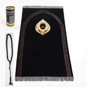 70X110cm Muslim Floor Carpet Living Room Mat Islamic Kids Prayer Mat Allah Muslim Funeral Gift Set Religious Prayer Mat Set