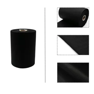 70g 90g 100g Black Non woven Fabric For Sofa Chair Upholstery