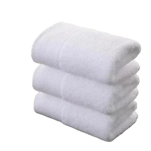 70x140cm Luxury Cotton Woven Bath Towels Eco Friendly Hypoallergenic Customizable Plaid Solid Pattern Embroidered Logo