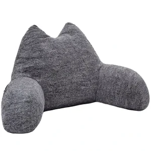 70x40cm 5Color Asst. Cat Ear Design Reading Pillows with Arms Reading Bed Rest Pillow Back Rest Pillows with Arms