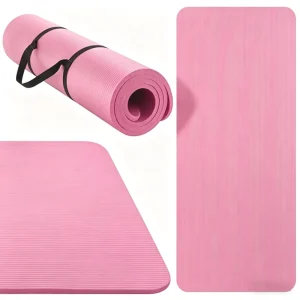 8/10/15mm NBR Yoga Mat Anti slip Thickened Style for Beginners Home Yoga Mat for Sports Dance Fitness Floor Mat Equipment