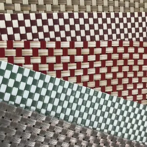 8*8 Weave Superior Quality Waterproof and Sunproof 800-1100 GSM 70% PVC + 30% Polyester Yarn Multi-Purpose Teslin Fabric