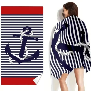 80*160CM Quick Dry Sand Free Towel Beach Microfiber Beach Towel With Logo Custom Print