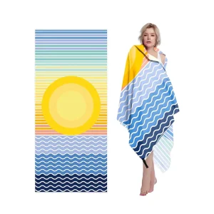 80*160cm Factory Price Microfiber Beach Towel Sand Resistant Quick Dry Beach Towel for Vacation Rest
