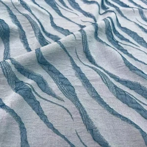 80% Polyester 20% Chinlon Woven Polyester Nylon Jacquard 3D Dimensional Custom Embossed Pattern Jacquard Fabrics